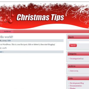 12 Christmas WordPress Themes
